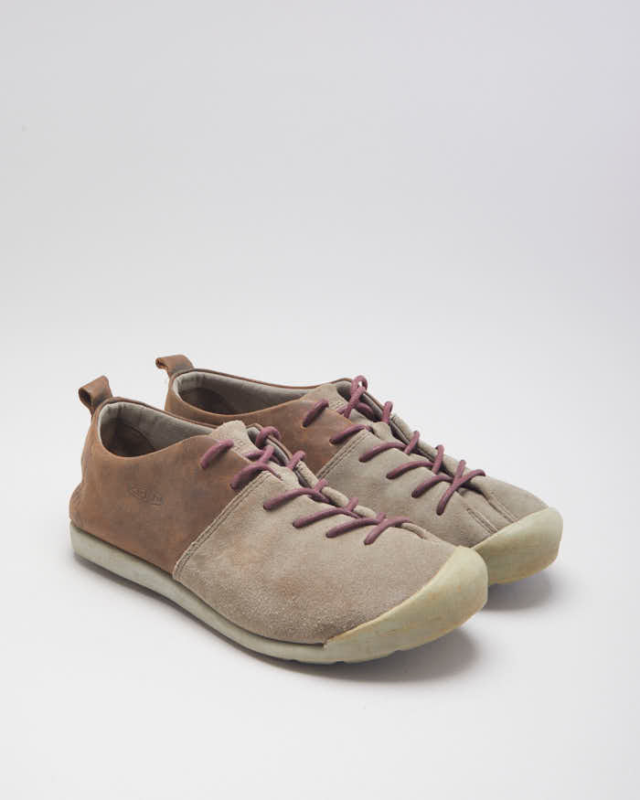 Keen Women's Brown Leather Presido Trainers - UK 4.5
