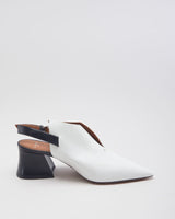 Givenchy White Leather Heels - UK 2