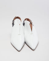 Givenchy White Leather Heels - UK 2
