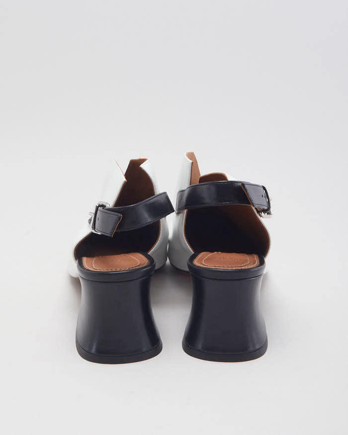 Givenchy White Leather Heels - UK 2