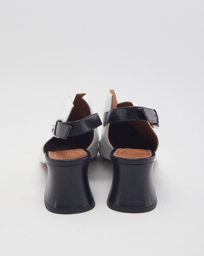 Givenchy White Leather Heels - UK 2