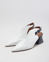 Givenchy White Leather Heels - UK 2