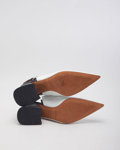 Givenchy White Leather Heels - UK 2