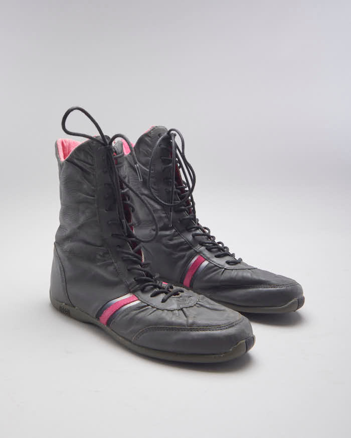 Vintage Y2K Diesel Boxing Boots - UK 4