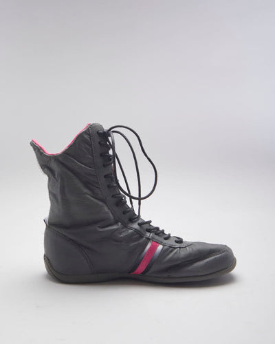 Vintage Y2K Diesel Boxing Boots - UK 4