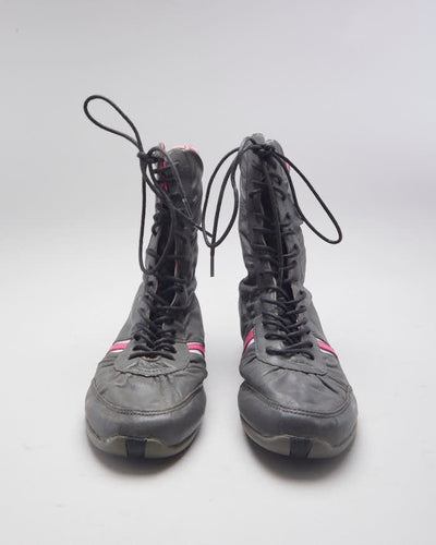 Vintage Y2K Diesel Boxing Boots - UK 4