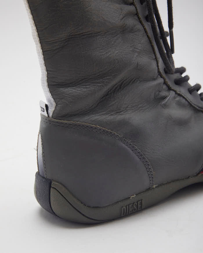 Vintage Y2K Diesel Boxing Boots - UK 4