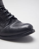 Vintage Prada Buckle Ankle Heeled Boots - UK 5