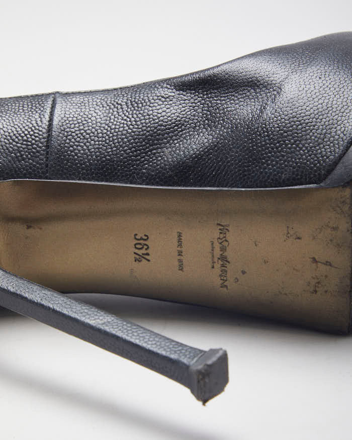 Vintage Yves Saint Laurent Round Toe Platform Heels - UK 3.5