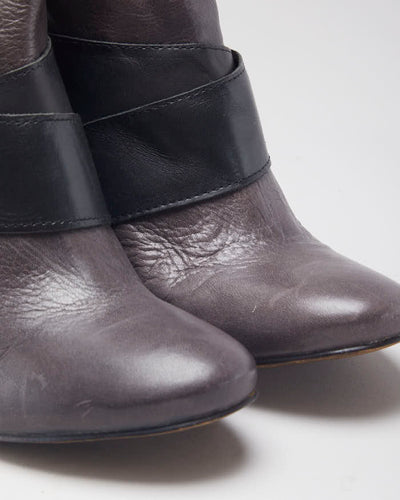 Vintage Y2K Fly London Buckle Ankle Boots - UK 5