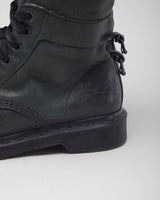Vintage 90's Dr Martens Long Ribbon Boots - UK 6