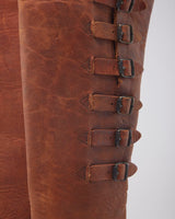 Vintage 90's Frye Multi Straps Leather Boots - UK 6.5