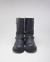 UGG Fur Lined Winter Black Boots - UK 8