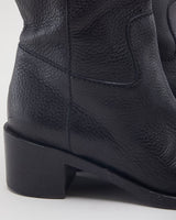 Vintage Gucci Leather Heeled Long Boots - UK 6