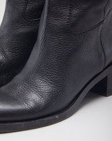 Vintage Gucci Leather Heeled Long Boots - UK 6