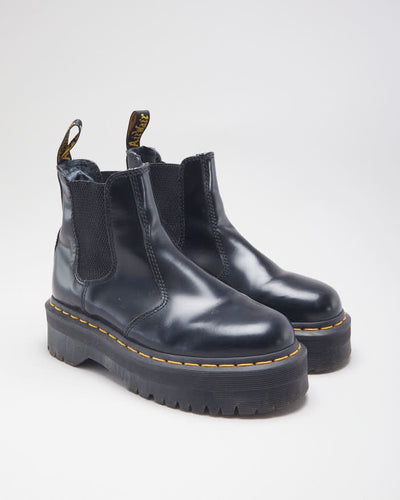Dr Martens Patent Leather Chelsea Chunky Boots - UK 4