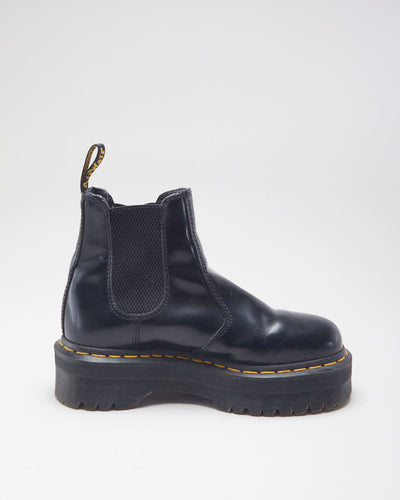 Dr Martens Patent Leather Chelsea Chunky Boots - UK 4
