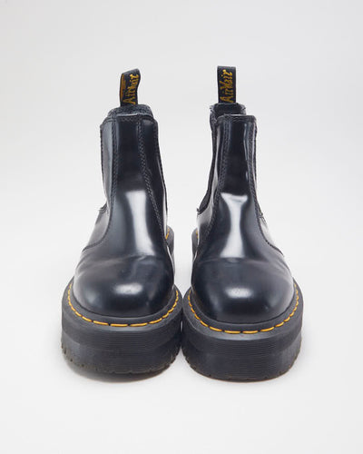 Dr Martens Patent Leather Chelsea Chunky Boots - UK 4
