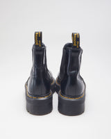 Dr Martens Patent Leather Chelsea Chunky Boots - UK 4