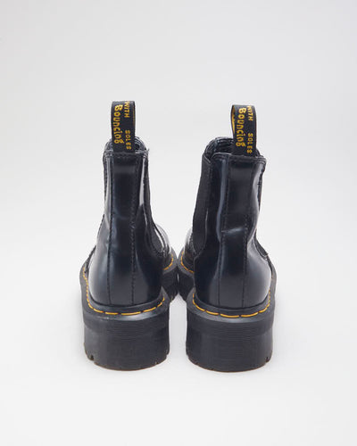 Dr Martens Patent Leather Chelsea Chunky Boots - UK 4