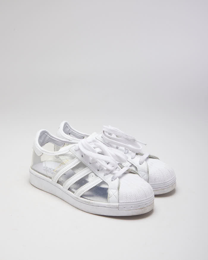 Adidas Superstar Clear Plastic Trainers - UK 4