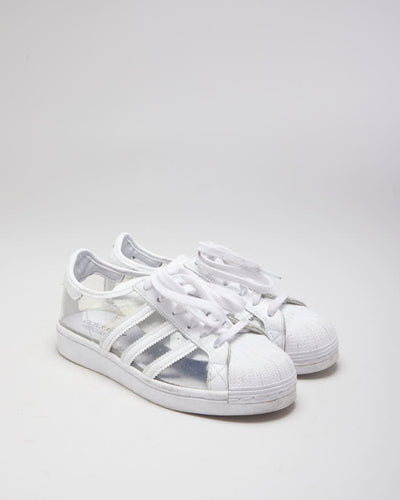 Adidas Superstar Clear Plastic Trainers - UK 4