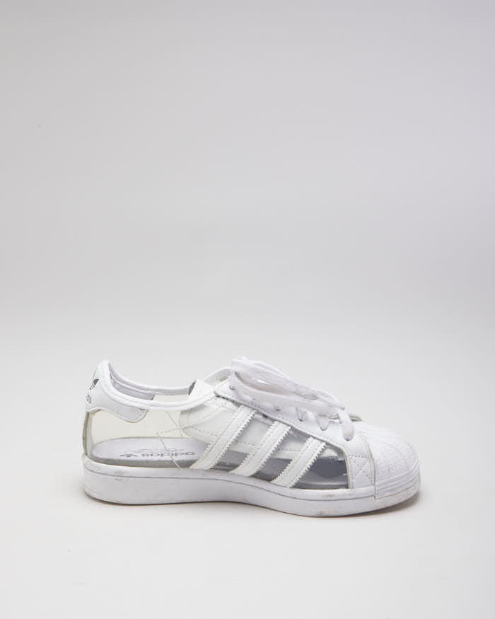 Adidas Superstar Clear Plastic Trainers - UK 4