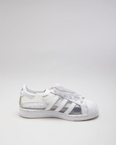 Adidas Superstar Clear Plastic Trainers - UK 4