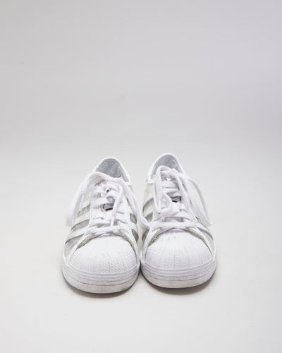 Adidas Superstar Clear Plastic Trainers - UK 4