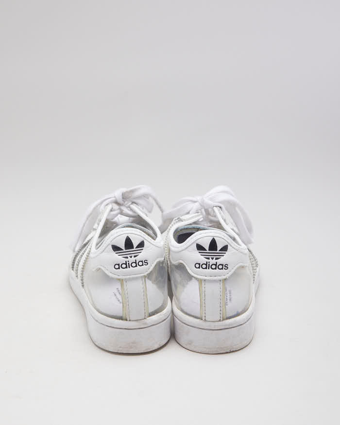 Adidas Superstar Clear Plastic Trainers - UK 4