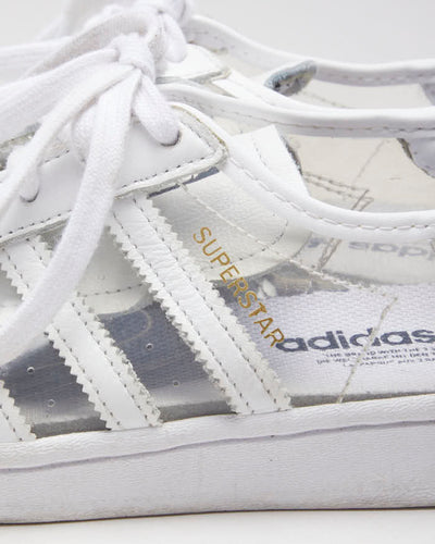 Adidas Superstar Clear Plastic Trainers - UK 4