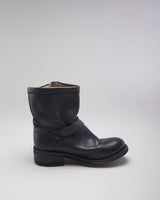 Vintage 90's Buckle Biker Ankle Boot - UK 6