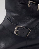 Vintage 90's Buckle Biker Ankle Boot - UK 6