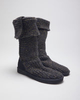 UGG Australia Cable Knit Lined Ankle Boots - UK 5.5