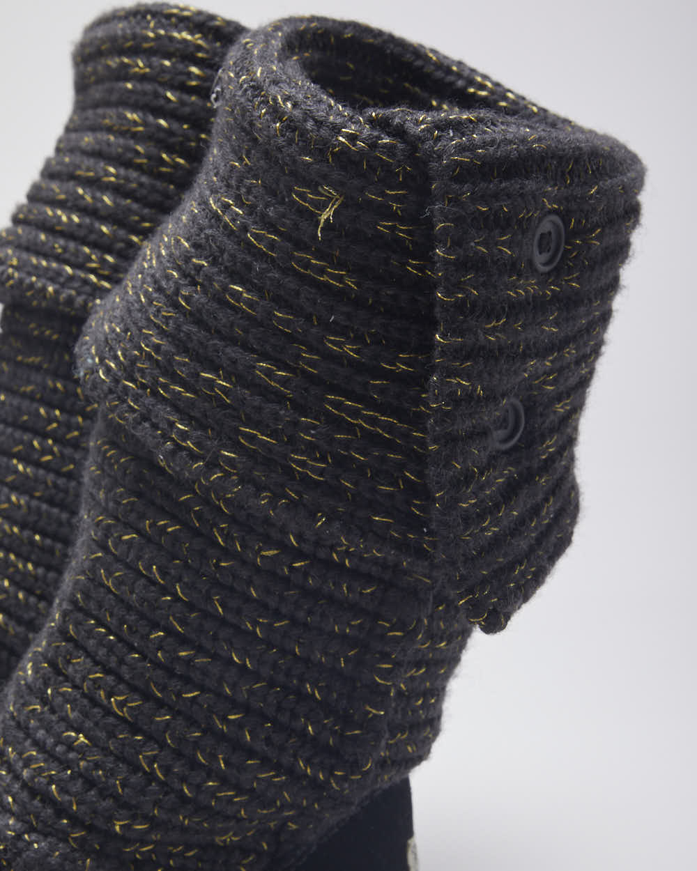 UGG Australia Cable Knit Lined Ankle Boots - UK 5.5