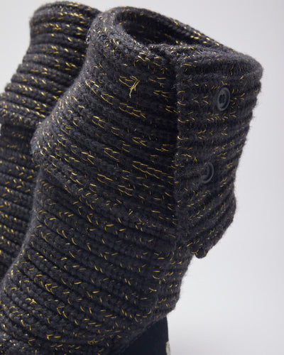 UGG Australia Cable Knit Lined Ankle Boots - UK 5.5