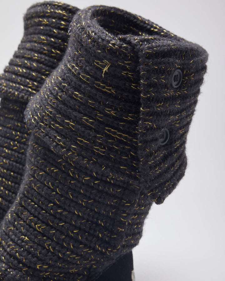 UGG Australia Cable Knit Lined Ankle Boots - UK 5.5