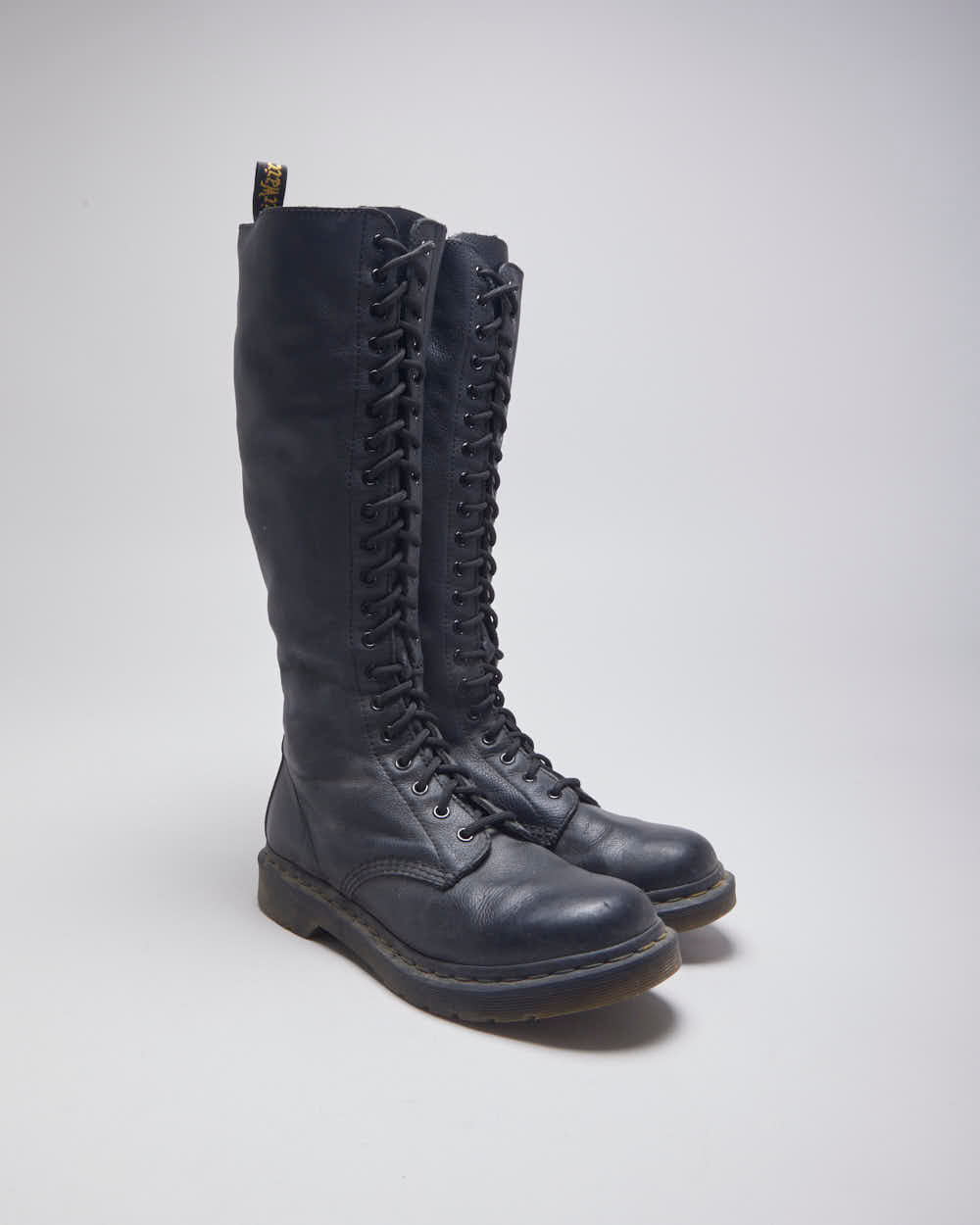 Vintage Dr Martens Ultra High Top Leather Boots - UK 7