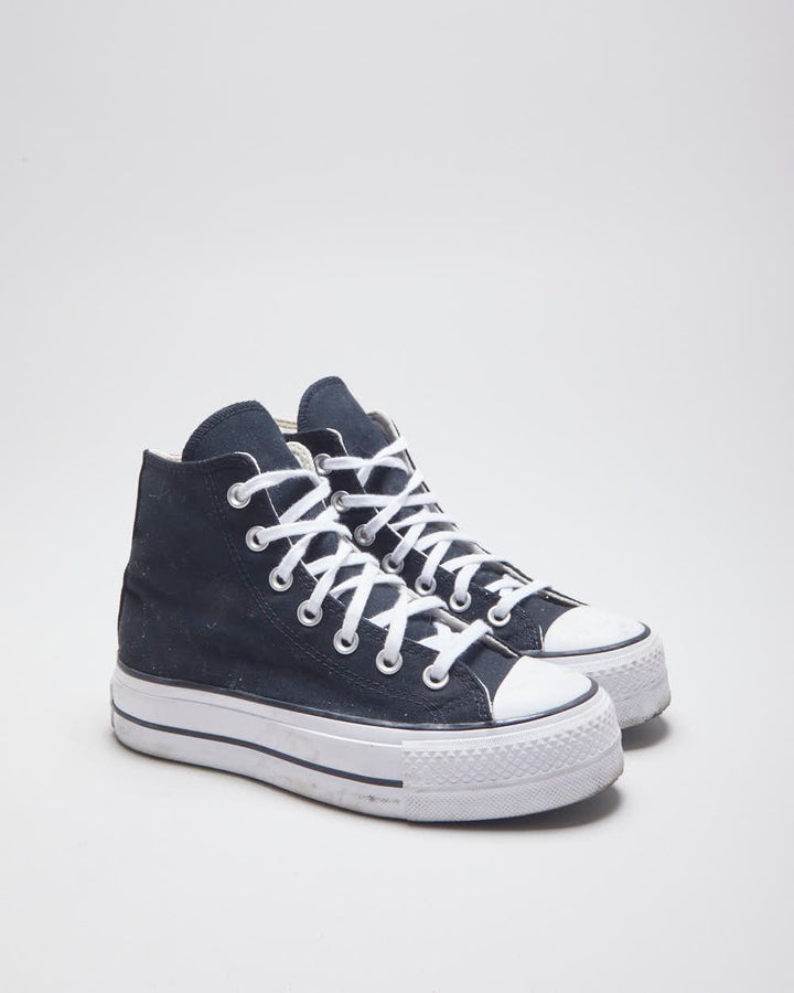 Converse All Star Platform High Tops Trainers - UK 3.5