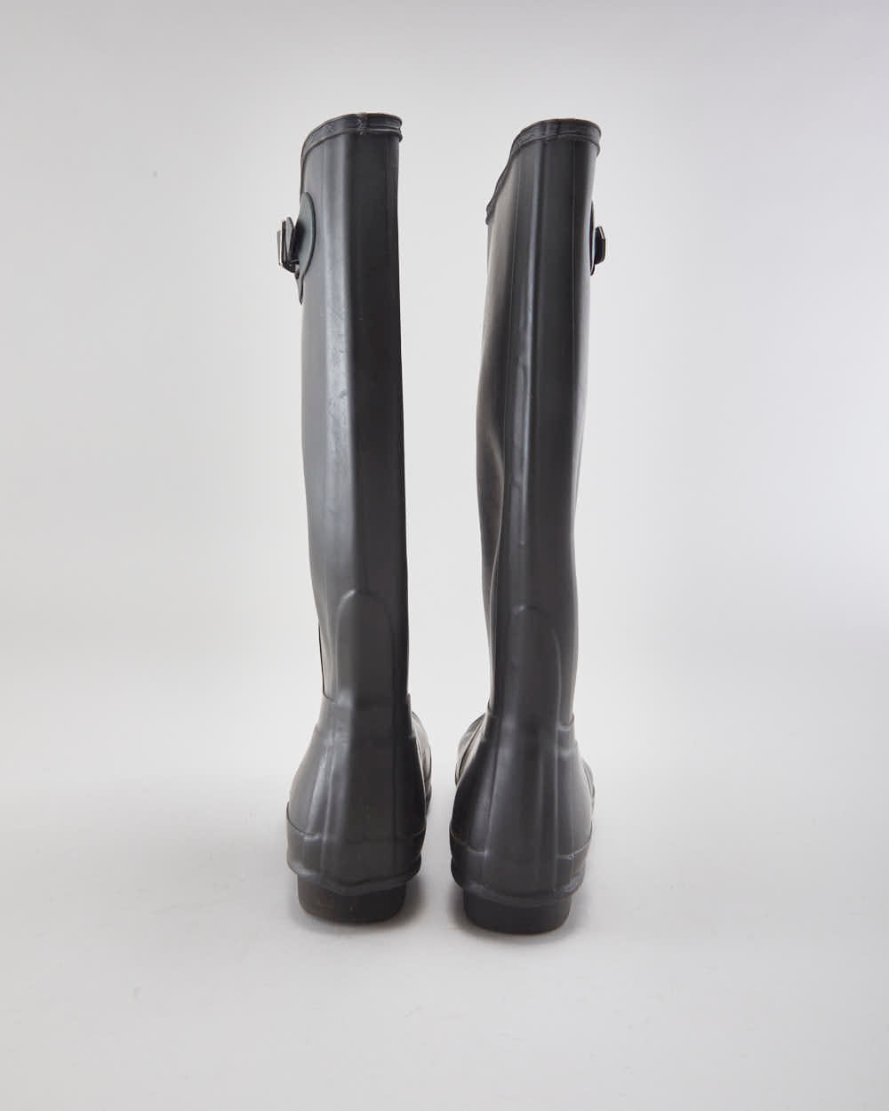 Hunter Khaki Wellington Boots - UK8