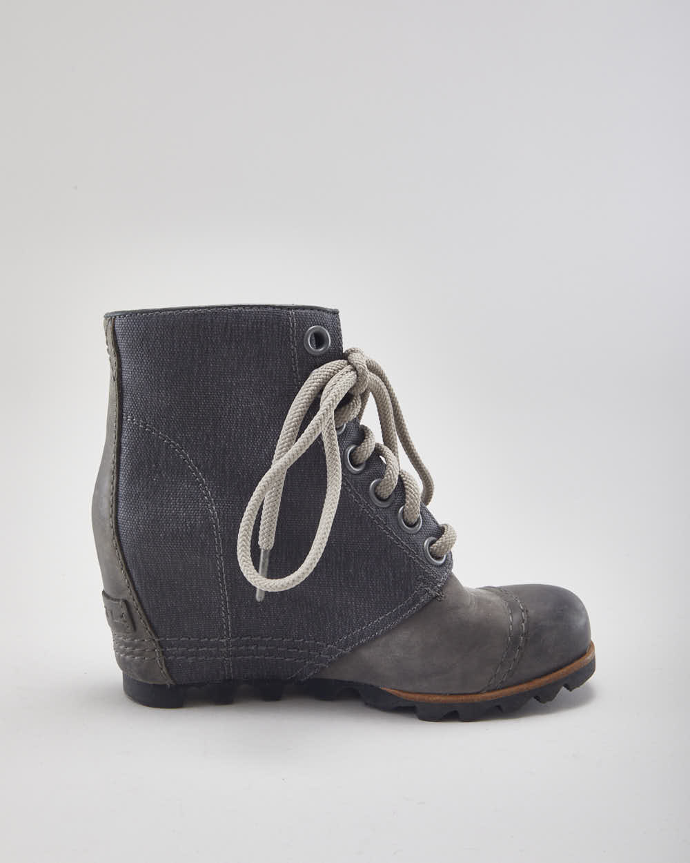 Sorel PDX Lace-up Wedge Ankle Boots - UK3