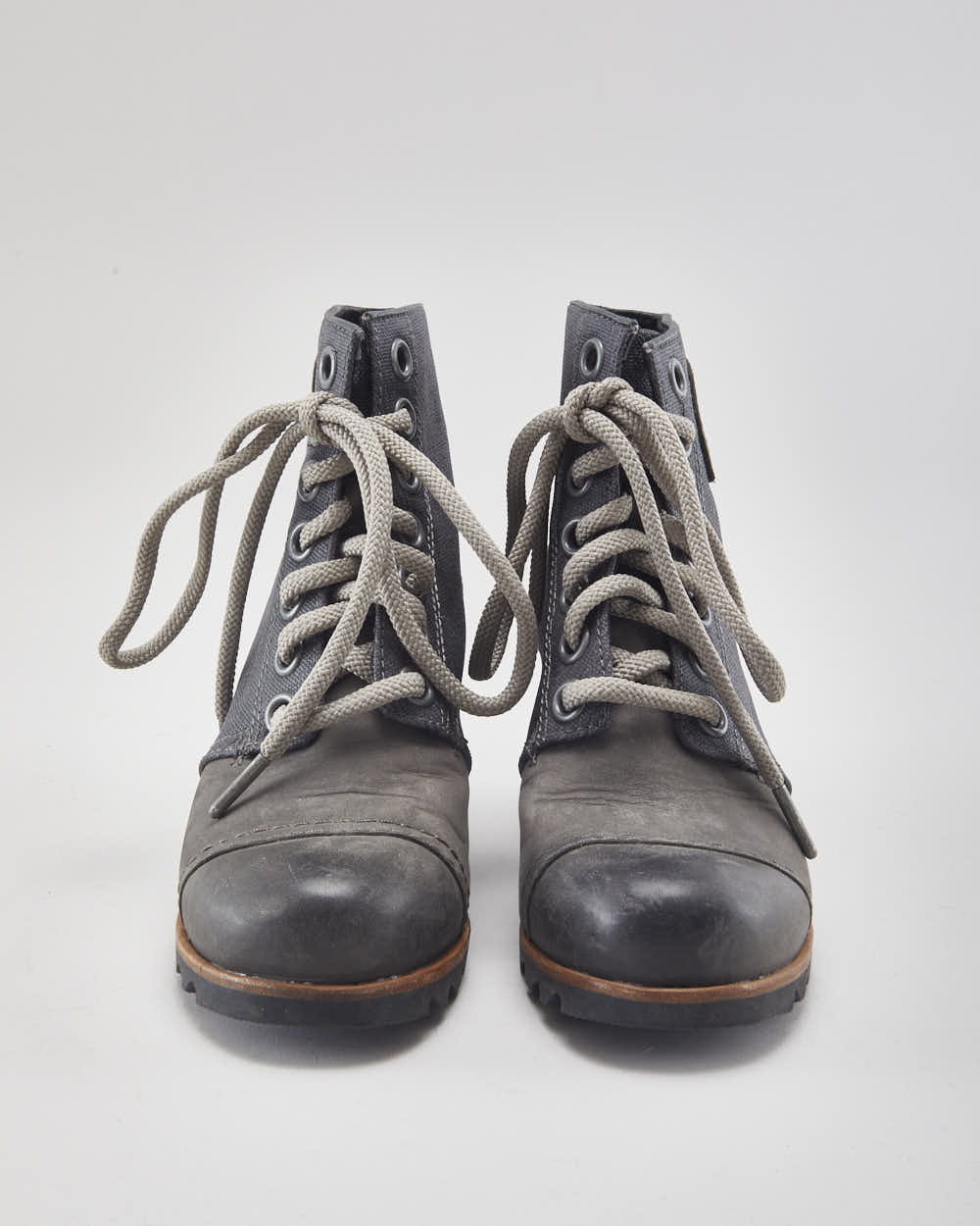 Sorel PDX Lace-up Wedge Ankle Boots - UK3