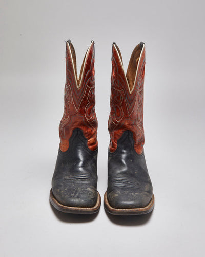 Vintage Ariat Leather Cowboy Boots - UK 4.5