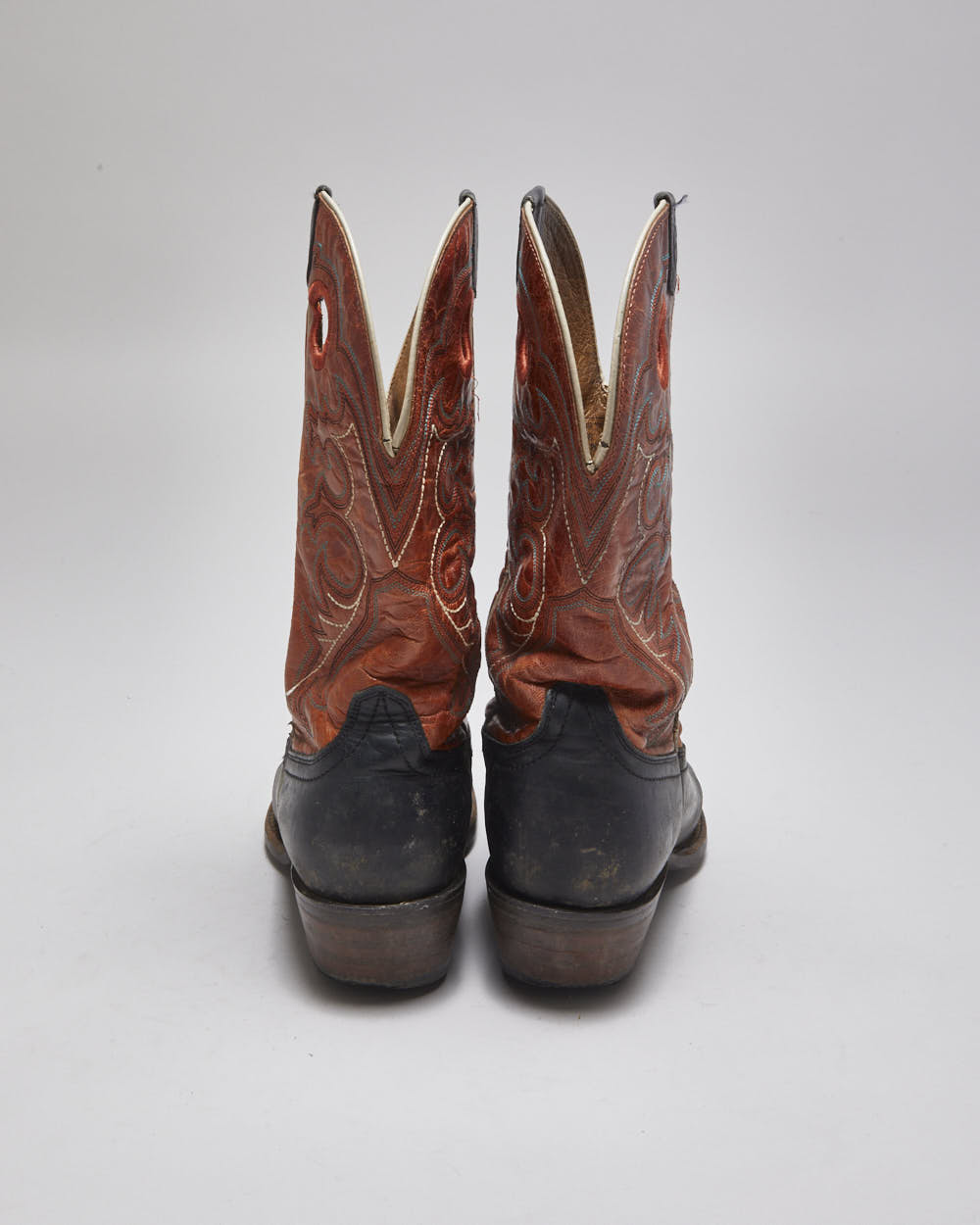 Vintage Ariat Leather Cowboy Boots - UK 4.5