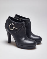 Gucci Leather Heeled Ankle Boot - UK 2