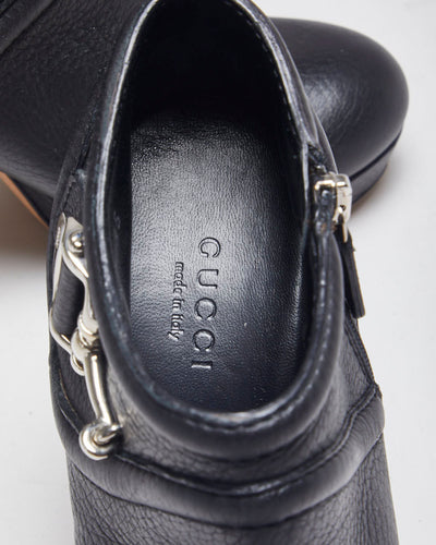 Gucci Leather Heeled Ankle Boot - UK 2