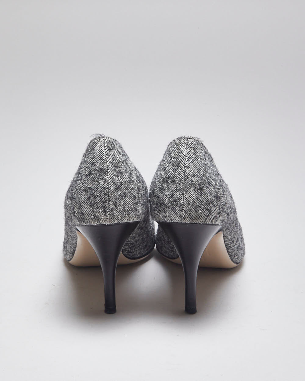 Salvatore Ferragamo Black &amp; Grey Heels - UK6
