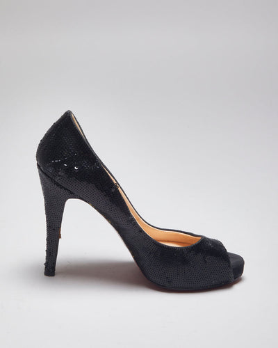 Christian Louboutin Sequin Heels - UK5