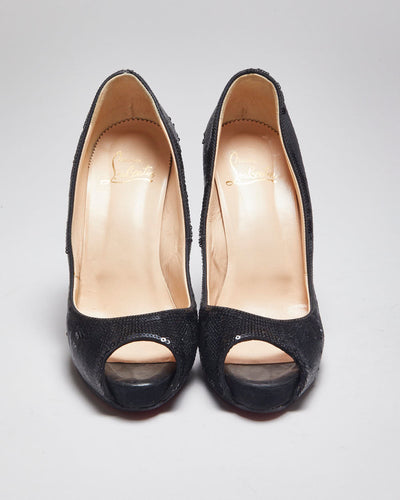 Christian Louboutin Sequin Heels - UK5