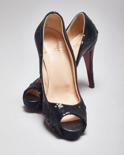 Christian Louboutin Sequin Heels - UK5